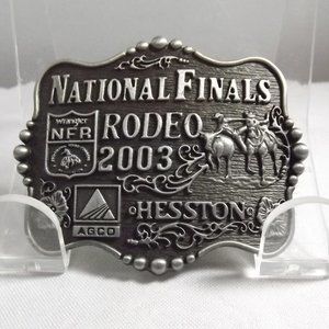 Hesston NFR 2003 Miniature Belt Buckle